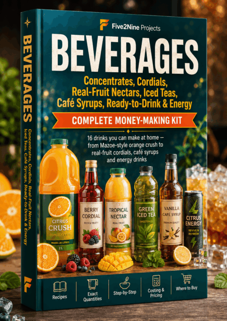 Drinks & Dilutables - Complete Money-Making Kit