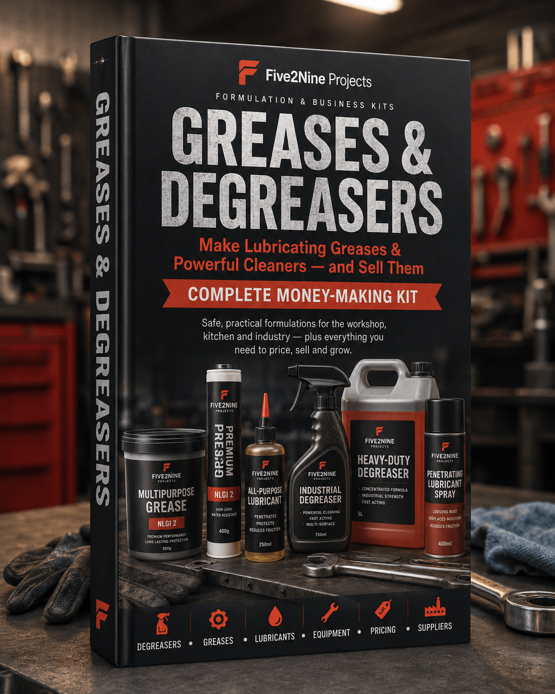 Grease & Degreasers - Complete Money-Making Kit